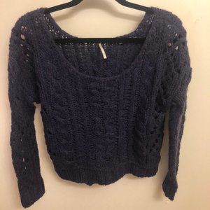 Free People purple sweater